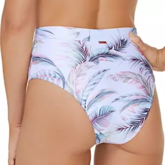 Raisins Tropics High Waist Bikini Swim Bottoms‎ White S - Picture 7 of 12